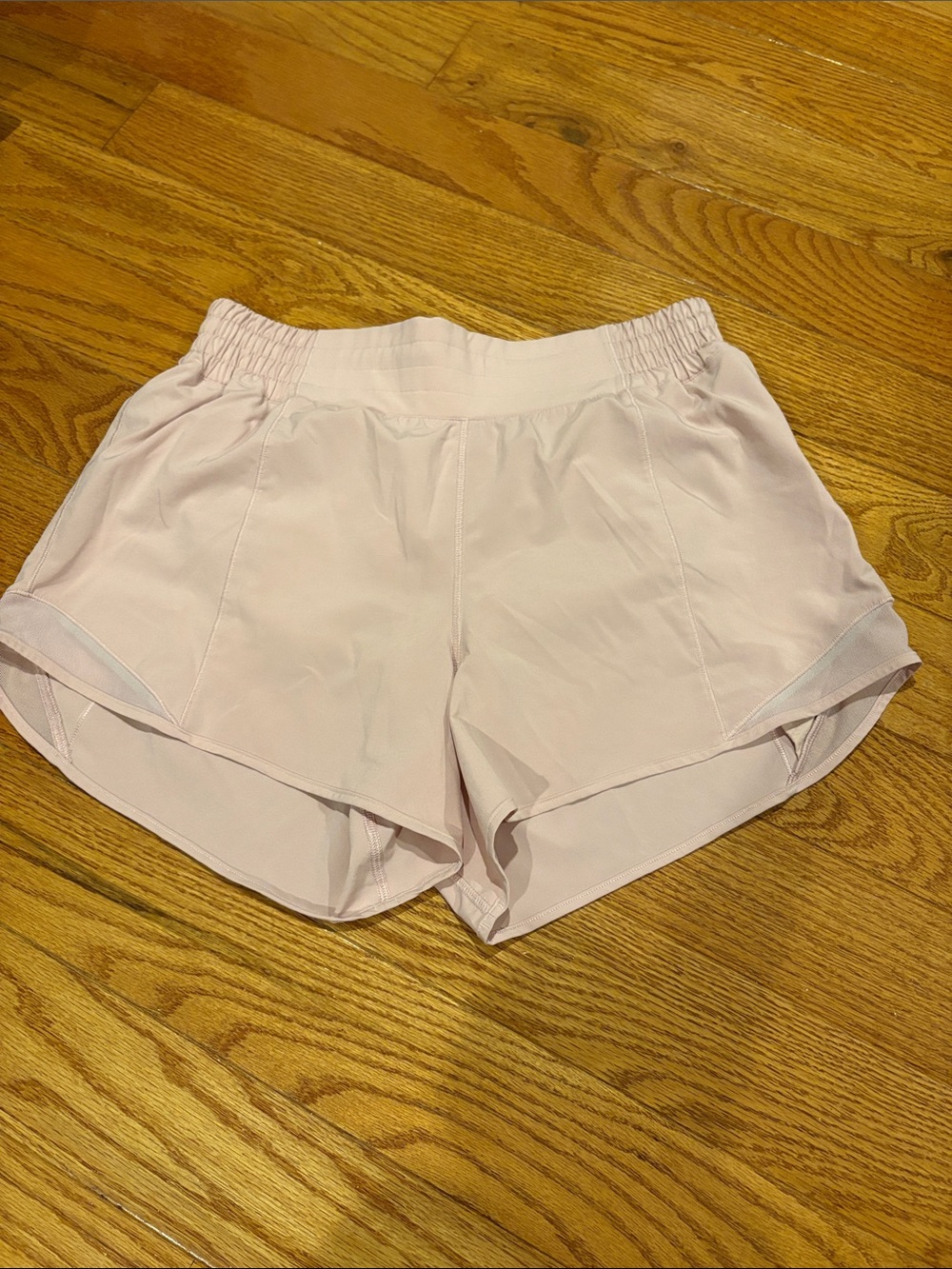 Lululemon Hottie Hot short in dusty pink; 3” inseam